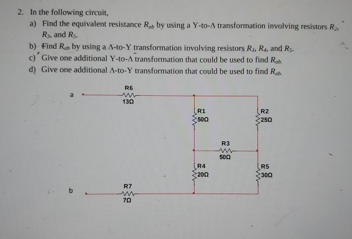 Solved 2 In The Following Circuit A Find The Equivalent Chegg