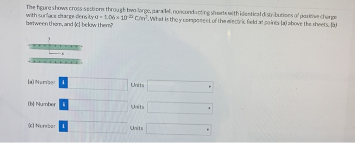 Solved The Figure Shows Cross-sections Through Two Large, | Chegg.com