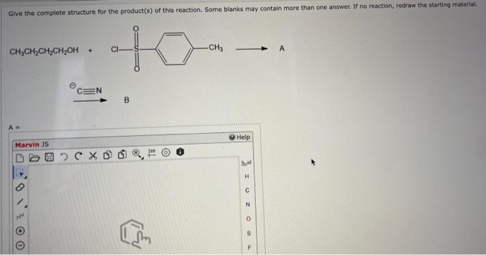 Solved Give the complete structure for the product(s) of | Chegg.com
