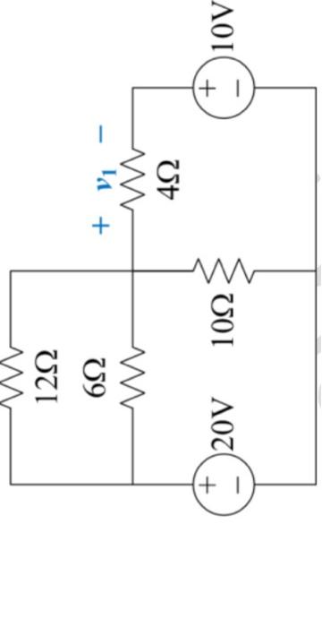 Solved Solve for v1 in the circuit of the Figure using nodal | Chegg.com