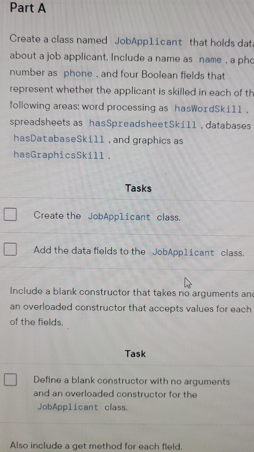 Solved Unit 5 Programming Excercise 5-7 Need 2 different | Chegg.com