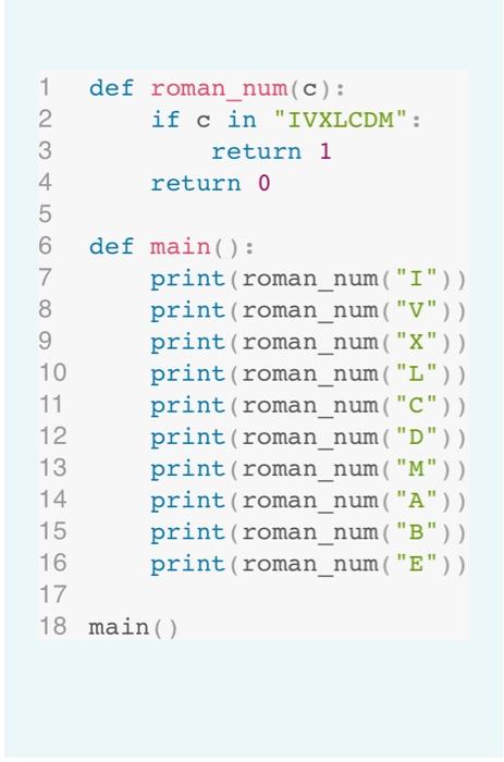 solved make this code to print the given latin number i 1 chegg com