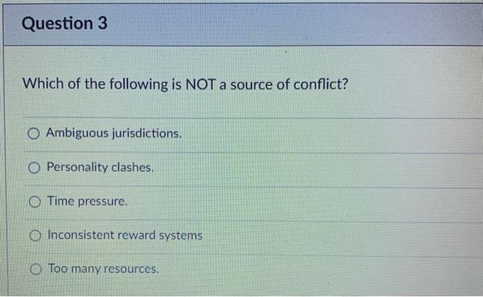 Solved Question 3 Which of the following is NOT a source of | Chegg.com
