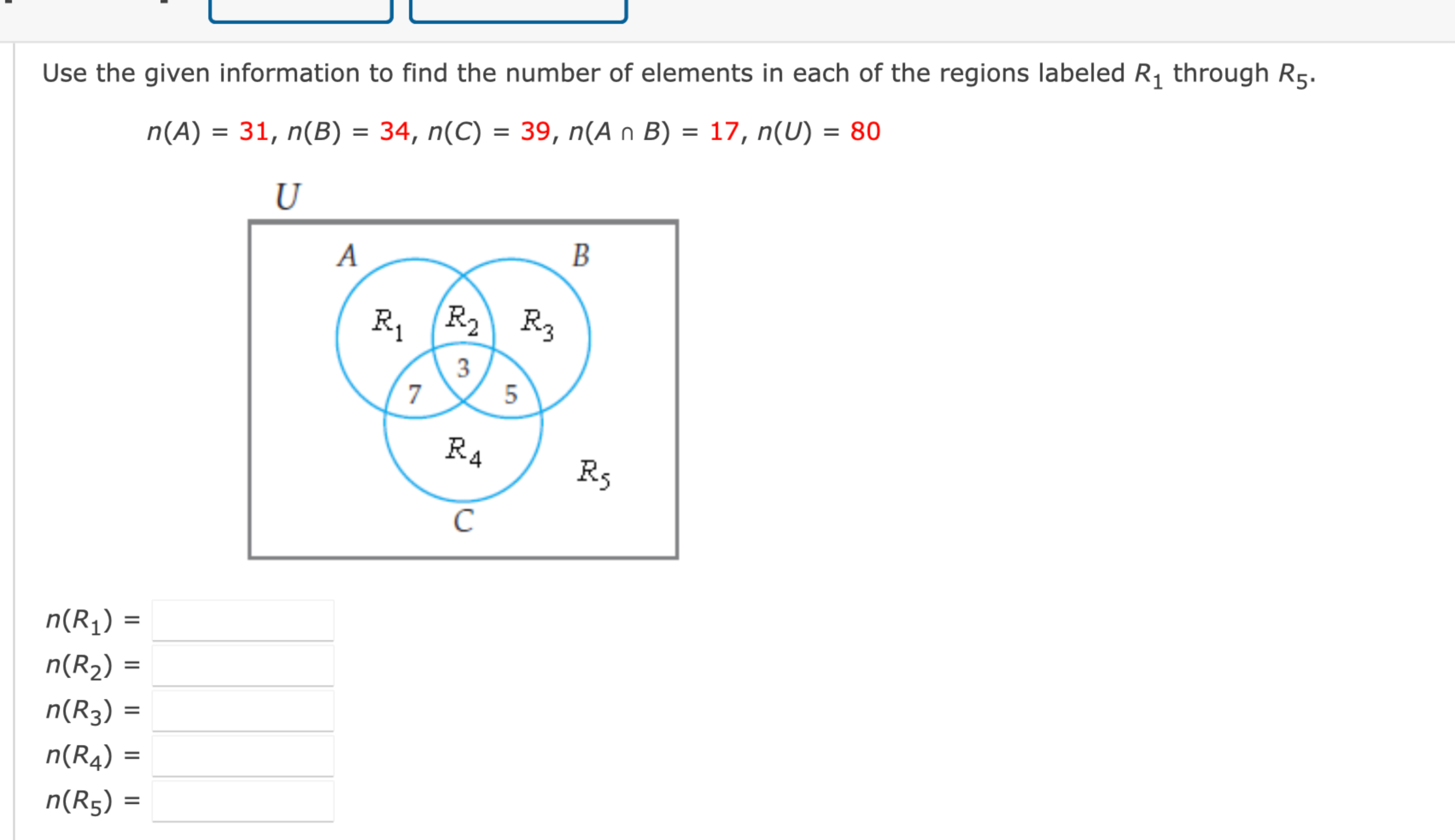 Solved Use the given information to find the number of | Chegg.com