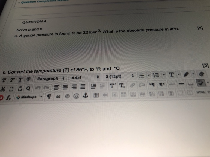 Solved Question Completi QUESTION 4 [4 Solve a and b a. A | Chegg.com