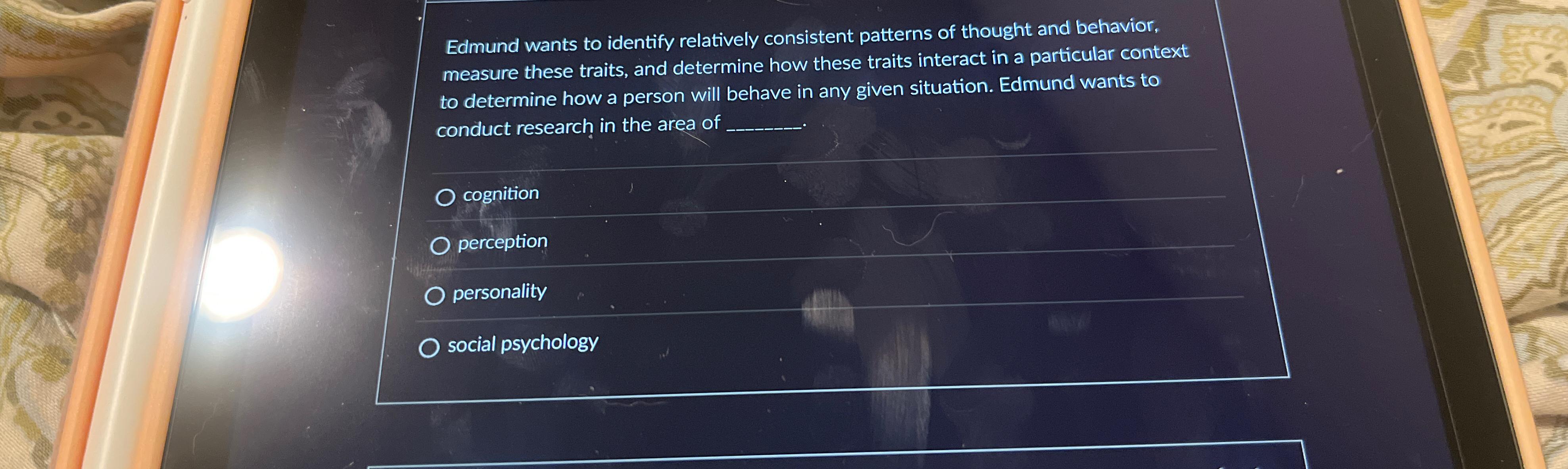 Solved Edmund wants to identify relatively consistent