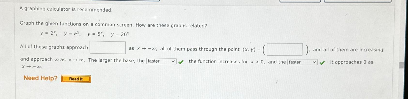 Solved A graphing calculator is recommended,Graph the given | Chegg.com