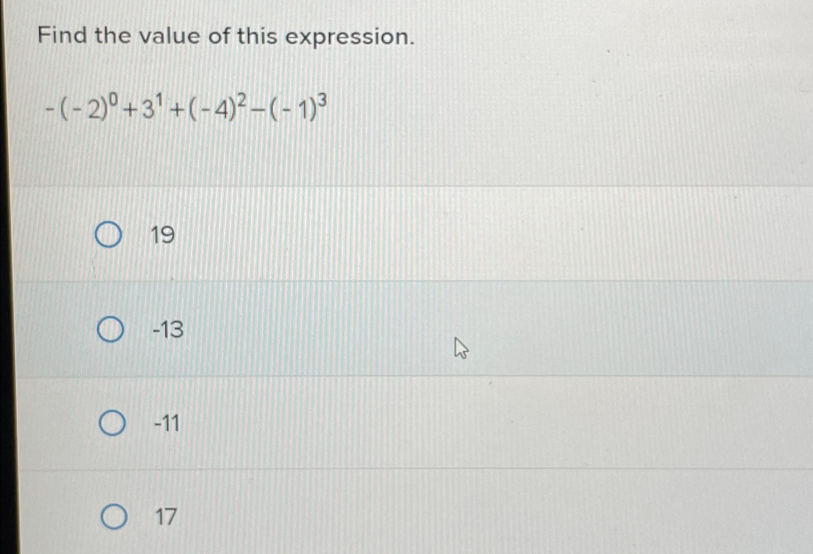 find the value of expression 1 6 2 7 3 8