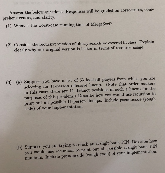 Please Answer The Following Questions Best To Your Chegg Com