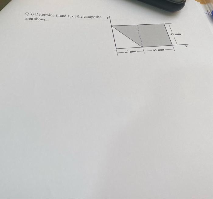 Solved Q.1) In the figure shown belons, knowiag that a. | Chegg.com