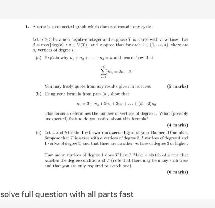 Solved 4. (a) Let H be the graph below: (i) Use the copy | Chegg.com