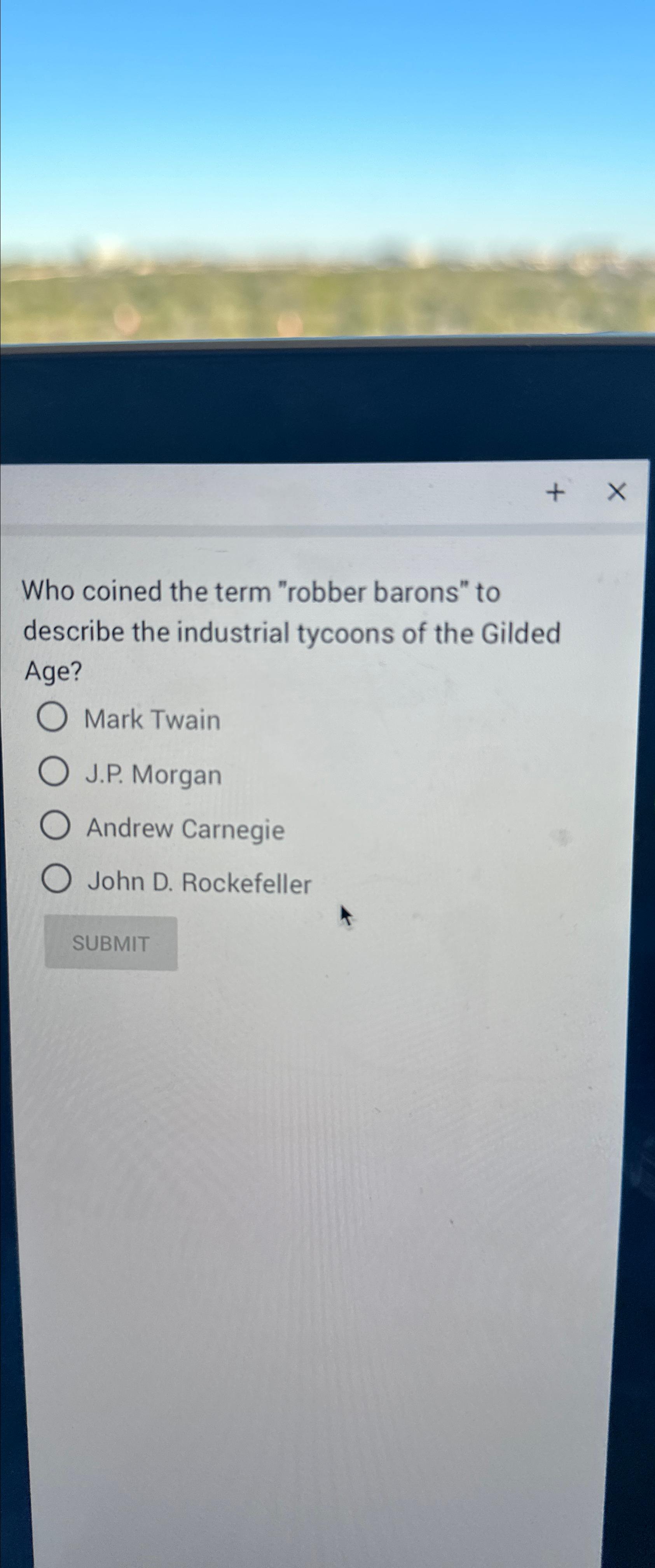 Solved Who coined the term "robber barons" to describe the