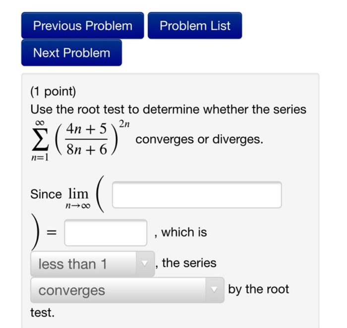 Solved Previous Problem Problem List Next Problem (1 Point) | Chegg.com