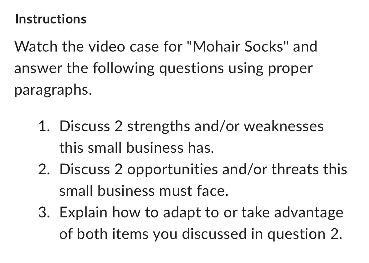 Solved InstructionsWatch the video case for "Mohair Socks"