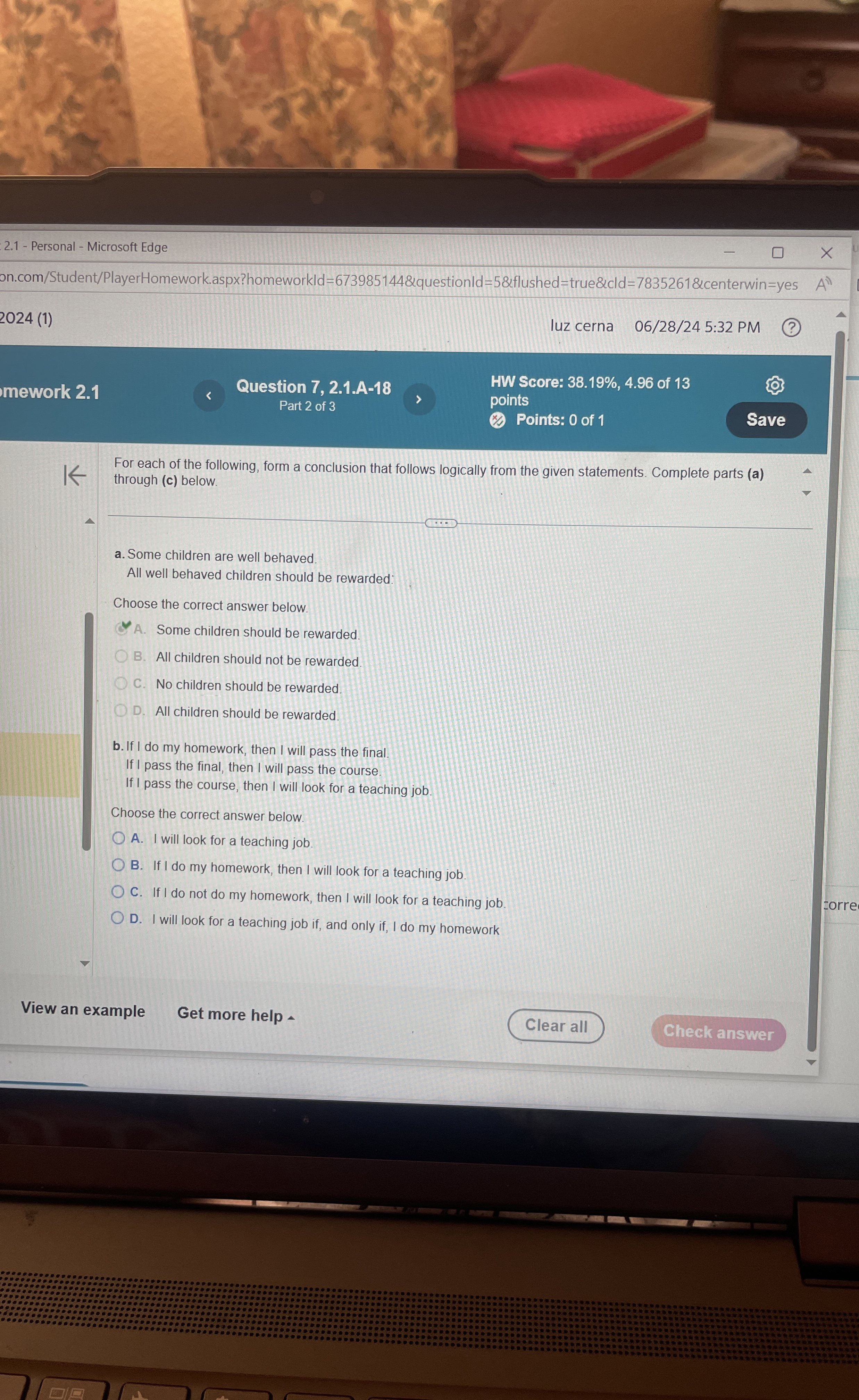 Solved 2.1 - ﻿Personal - ﻿Microsoft | Chegg.com