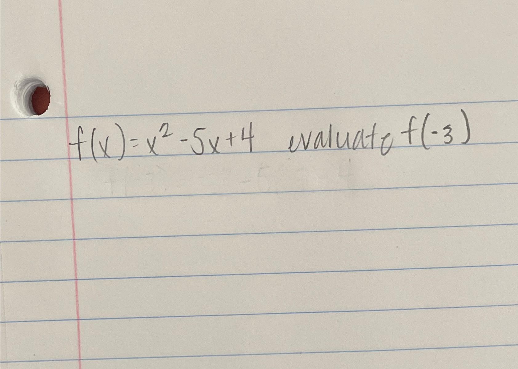 solved-f-x-x2-5x-4-evaluate-f-3-chegg