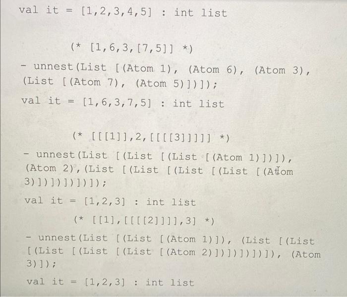 Solved 3. (10 points) Consider the following recursive ML | Chegg.com