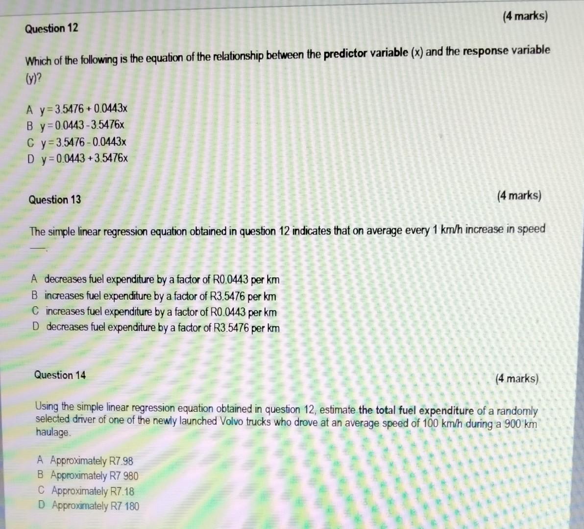 Solved Use the information provided below to answer | Chegg.com