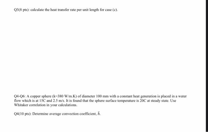 Solved Q1-Q3: Consider air flows over the following 3 | Chegg.com