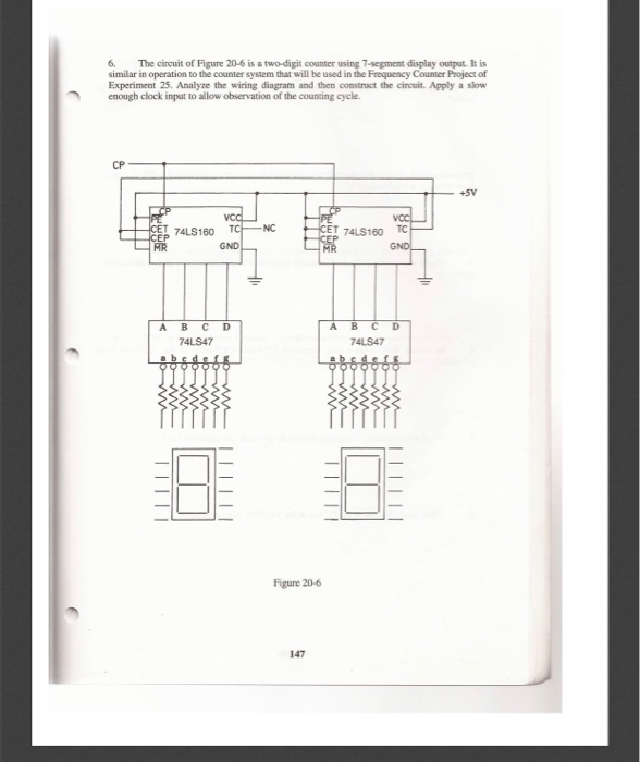 Solved EXPERIMENT 20 SYNCHRONOUS COUNTERS OBJECTIVES: | Chegg.com