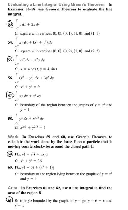 Solved Evaluating a Line Integral Using Green's Theorem In | Chegg.com