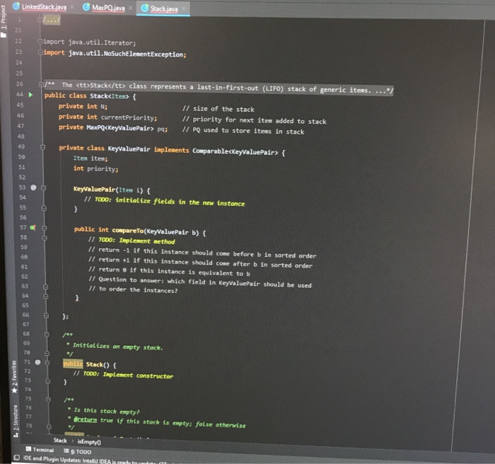 (100 points) Priority queue application. Implement a | Chegg.com