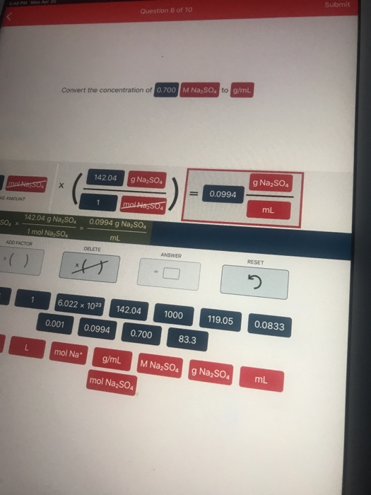 solved-submit-question-6-of-10-convert-the-concentration-of-chegg