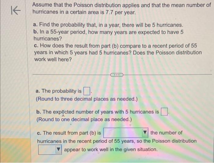 Solved Assume That The Poisson Distribution Applies And That | Chegg.com