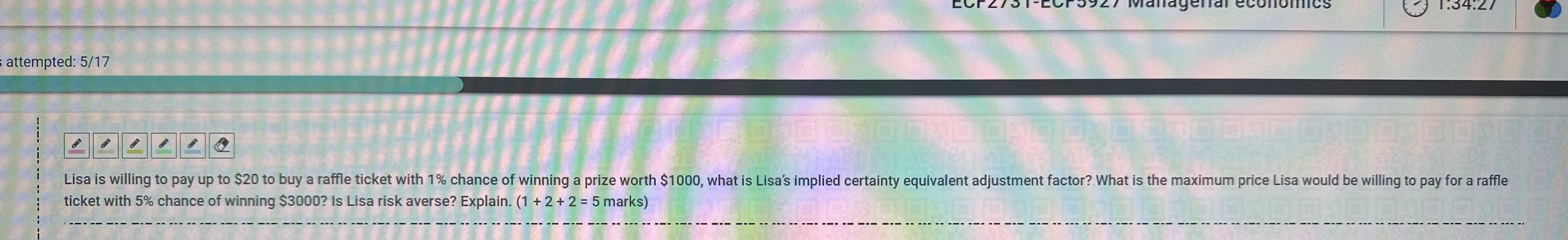 Solved Lisa is willing to pay up to $20 ﻿to buy a raffle | Chegg.com