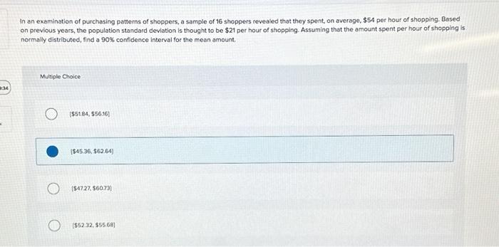 Solved In an examination of purchasing patterns of shoppers, | Chegg.com