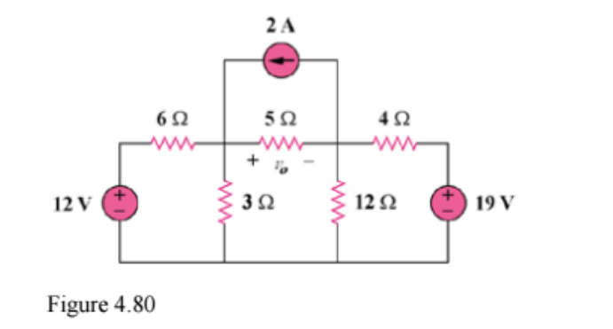 Solved Solve for Vo using thevenins theorem. Solve for Vth | Chegg.com