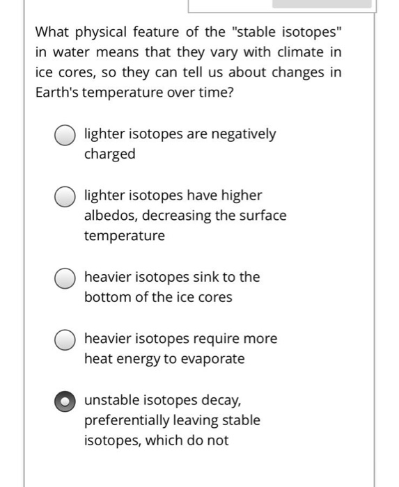 solved-what-physical-feature-of-the-stable-isotopes-in-chegg