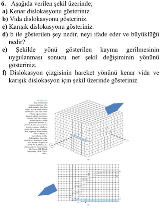 6. Aşağıda verilen şekil üzerinde; a) Kenar | Chegg.com