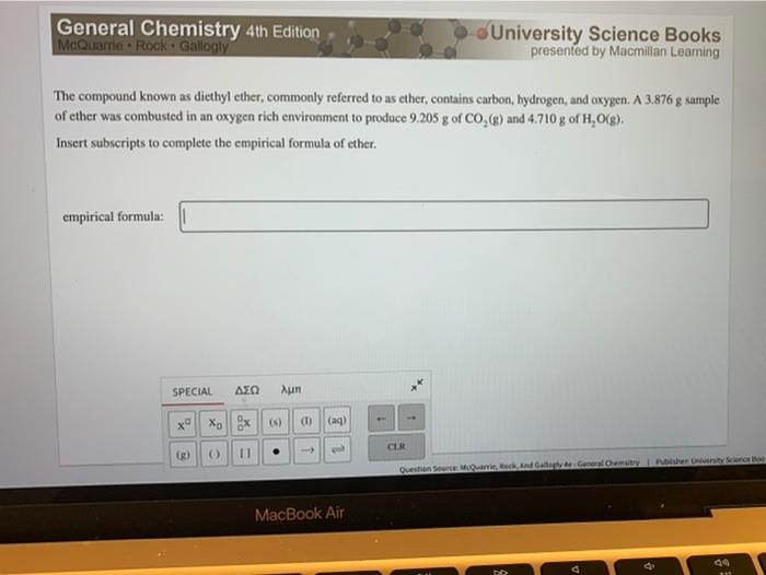 Solved General Chemistry 4th Edition McQuarrie Rock Gallogly | Chegg.com