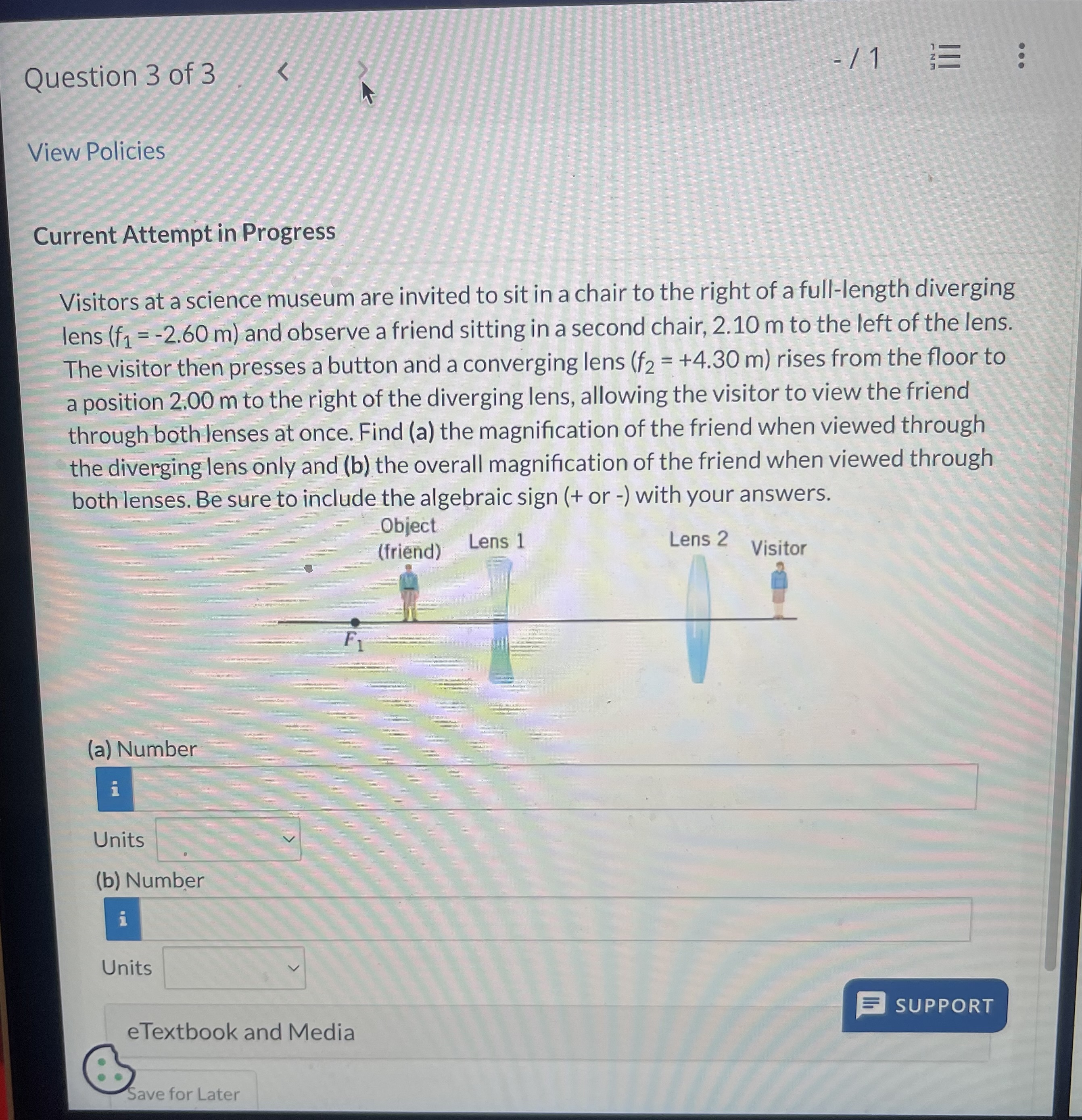 Solved Question 3 ﻿of 3View PoliciesCurrent Attempt in | Chegg.com