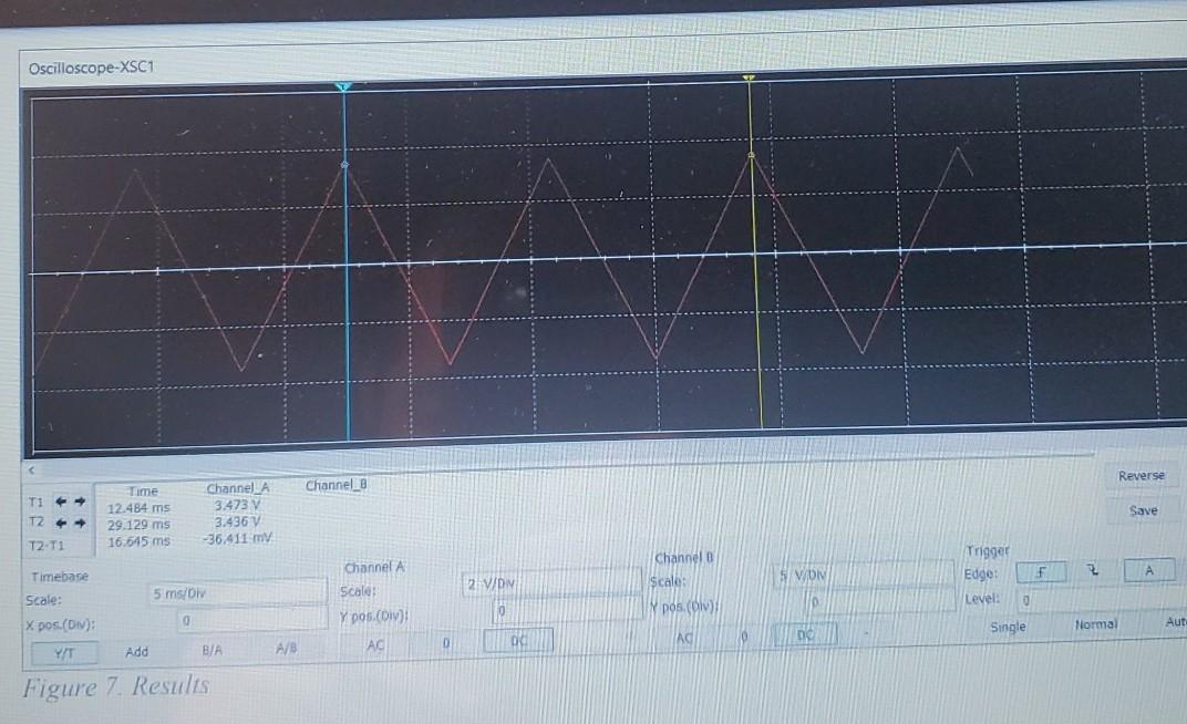 Solved Oscilloscope-XSC1 channels Reverse T2 Time 14.002 Us | Chegg.com
