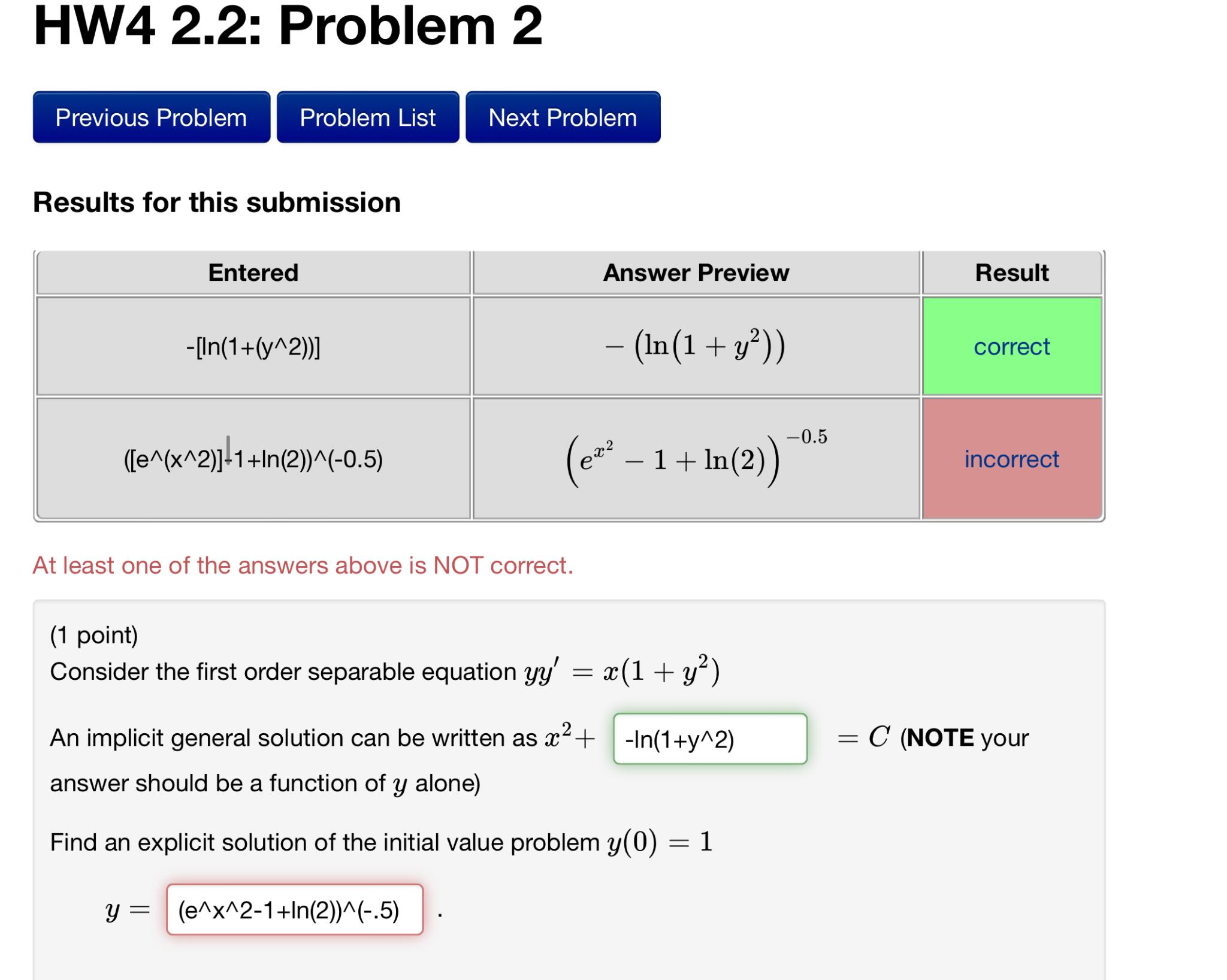 Solved HW4 2.2: Problem 2Results for this | Chegg.com