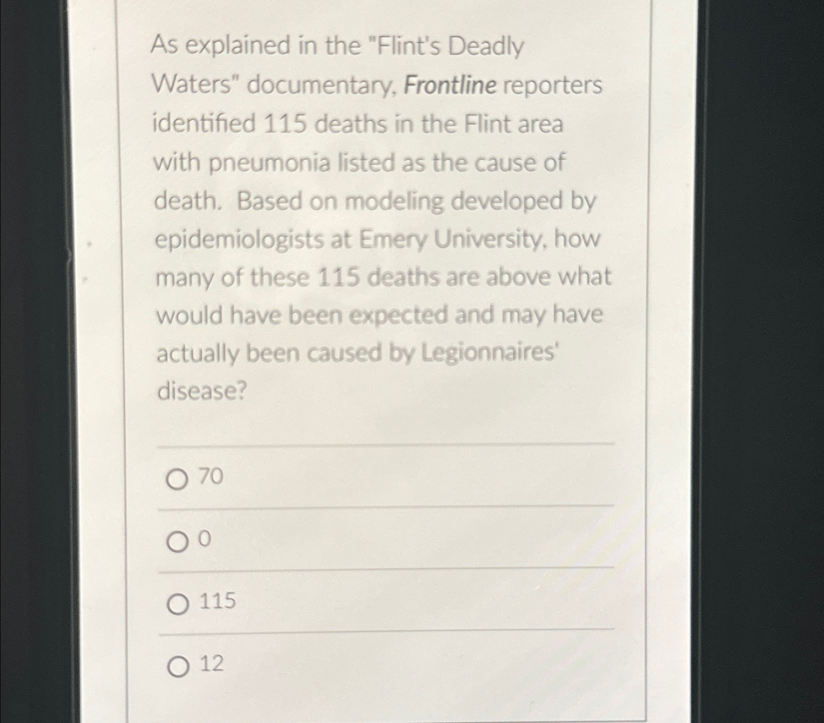 Solved As explained in the "Flint's Deadly Waters"