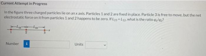 Solved Current Attempt in Progress In the figure three | Chegg.com