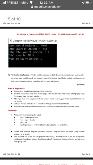 Solved 1) Submit a work proposal for this assignment on or | Chegg.com