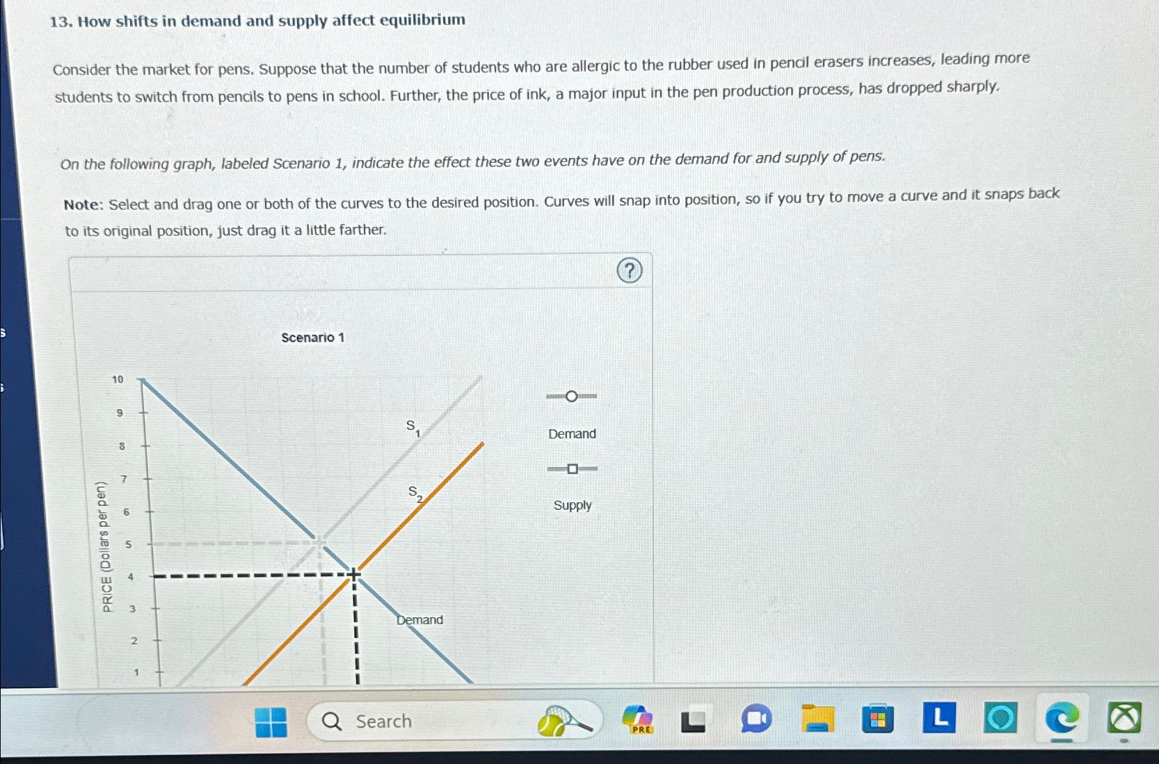 Solved How shifts in demand and supply affect | Chegg.com