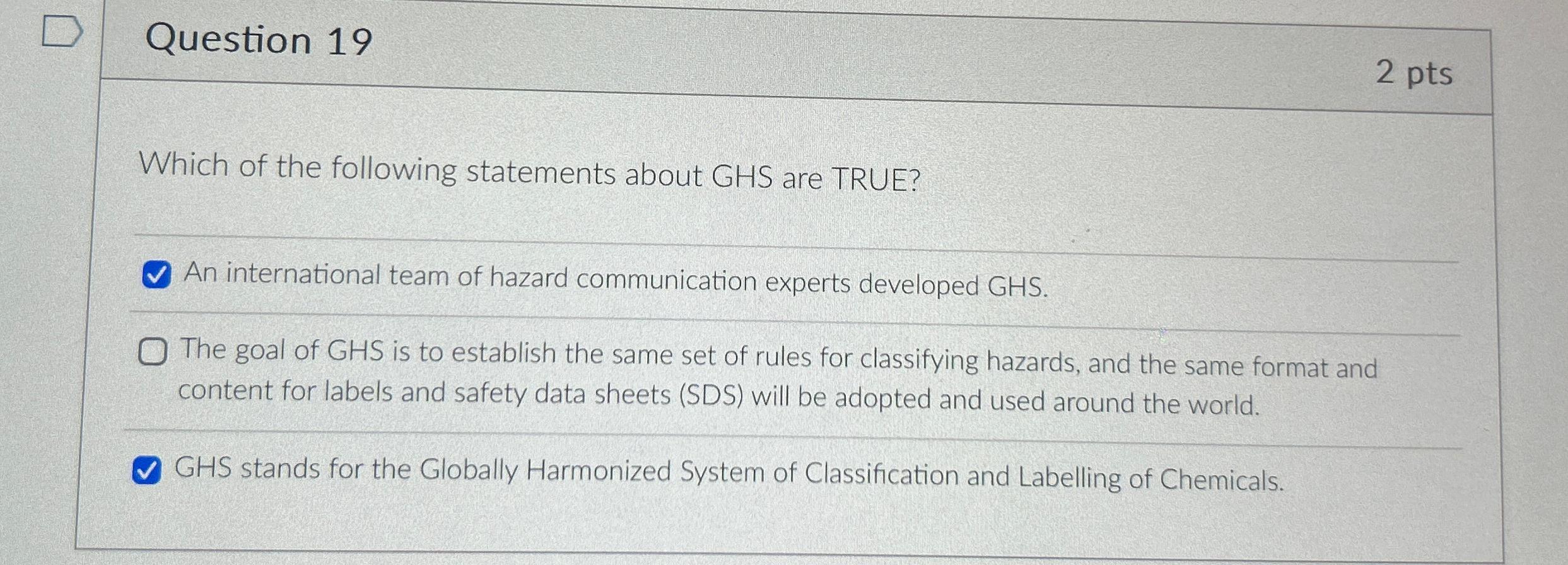 Solved Question 192 ﻿ptsWhich Of The Following Statements | Chegg.com