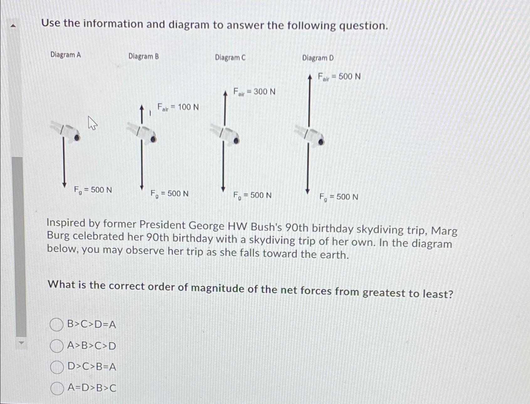 Solved Use The Information And Diagram To Answer The | Chegg.com