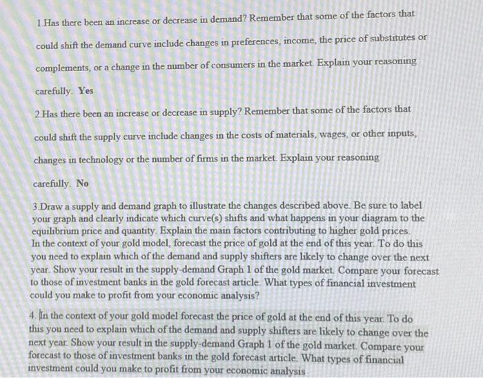 PLEASE FOCUS ON 3 and 41.Has there been an increase | Chegg.com