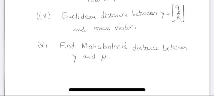 Solved Euclidean distance 3 of 4 distance between a given | Chegg.com