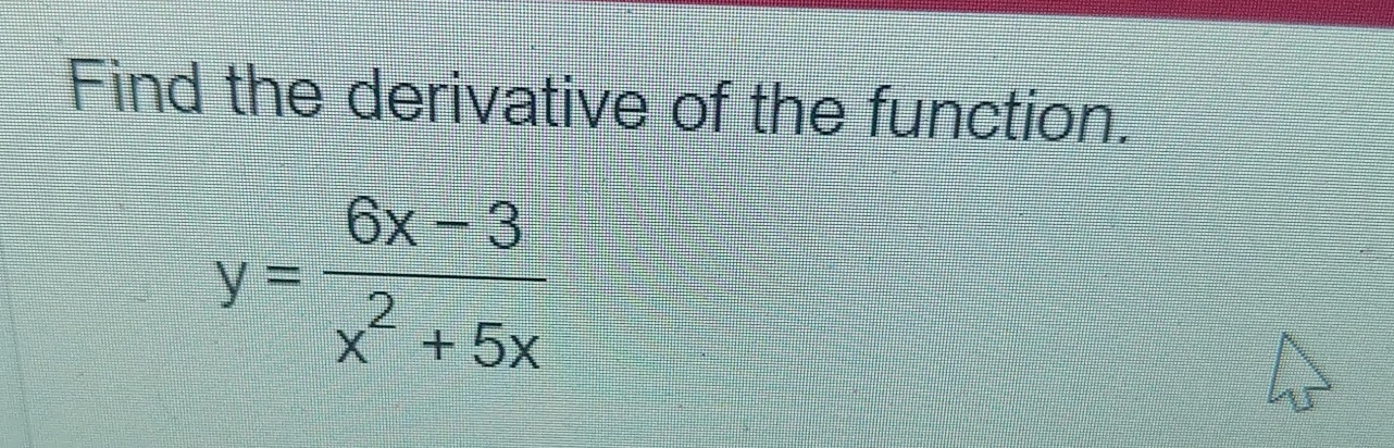 find the derivative of inverse of function y 2x 3 6x