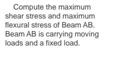 Solved Compute the maximum shear stress and maximum flexural | Chegg.com