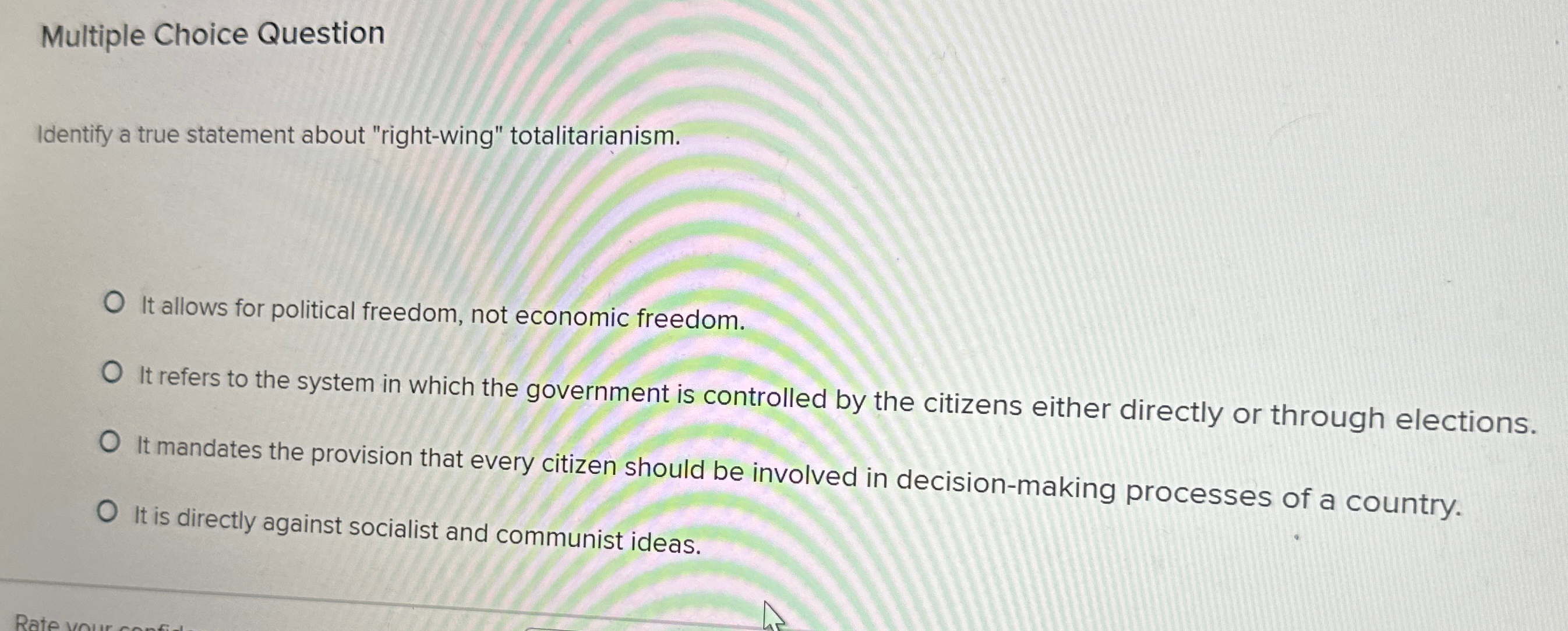 Solved Multiple Choice QuestionIdentify a true statement | Chegg.com