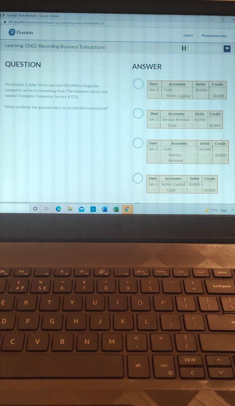 Solved Dynamic Study Modules Google Chrome . 1 amplifire | Chegg.com