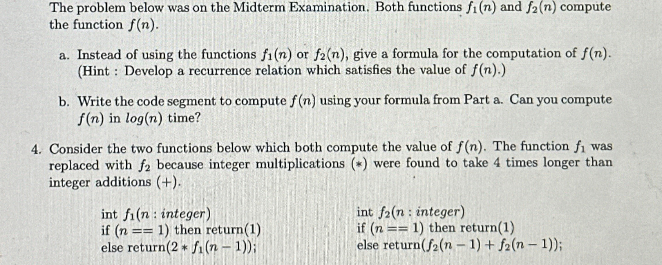 Solved Can you answer a and b please | Chegg.com